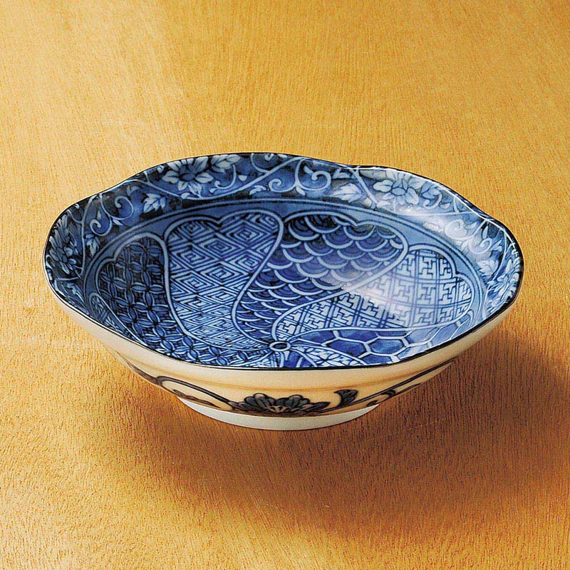 山万 06918-190 祥瑞中鉢  1個（ご注文単位1個）【直送品】