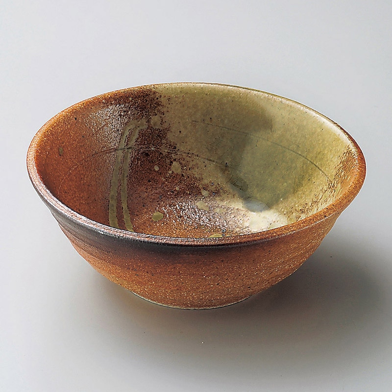 山万 07518-660 古信楽5.0変形深鉢(信楽焼) 1個（ご注文単位1個）【直送品】