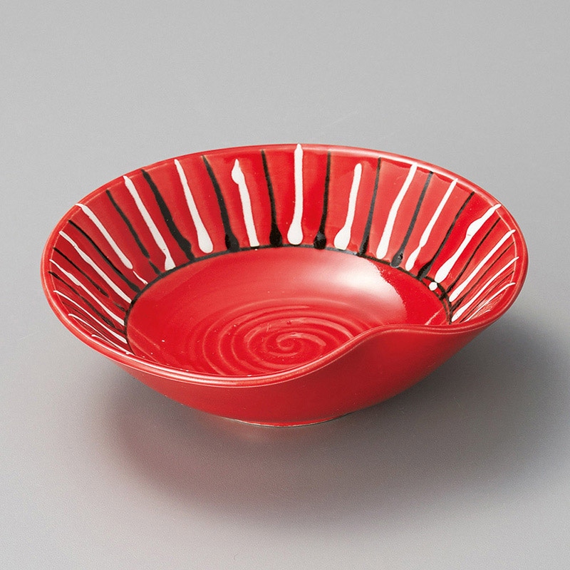 山万 07701-440 朱赤十草15cmなぶり鉢  1個（ご注文単位1個）【直送品】