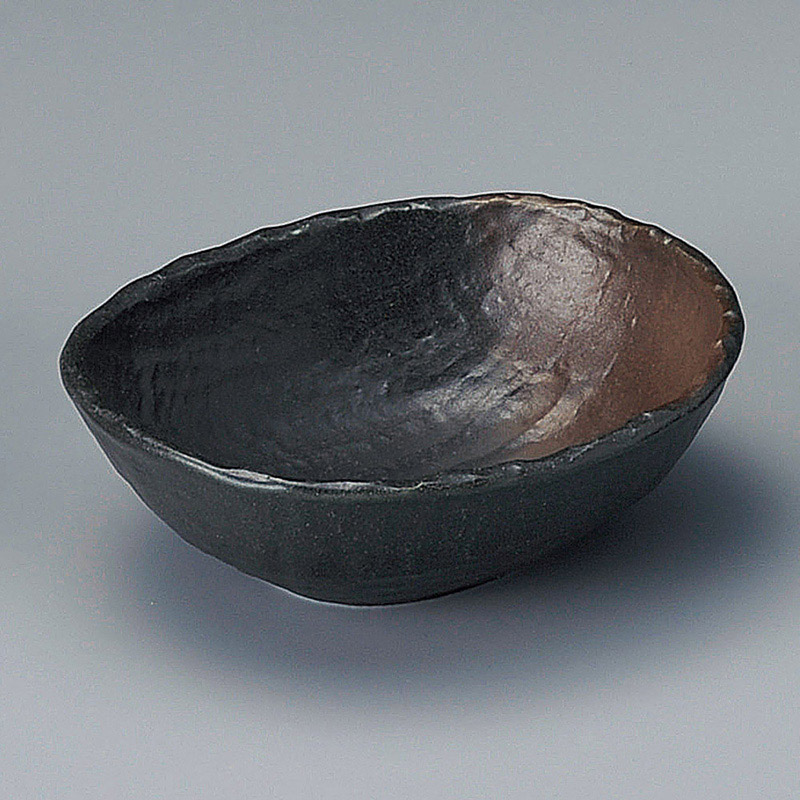 山万 07617-200 黒備前バスケット(小)  1個（ご注文単位1個）【直送品】