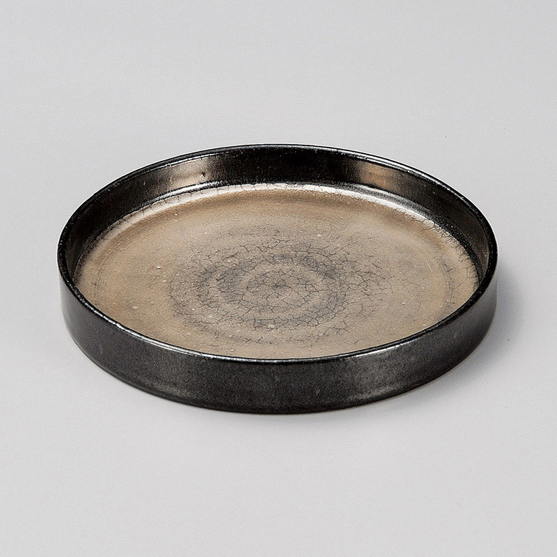 山万 07410-460 銀彩5.0切立皿  1個（ご注文単位1個）【直送品】