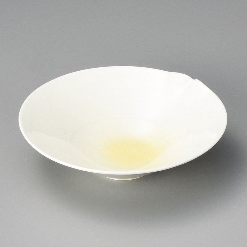 山万 07810-190 黄磁片口4.8鉢  1個（ご注文単位1個）【直送品】