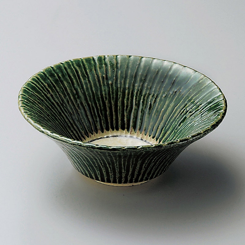 山万 07812-140 織部4.8小鉢  1個（ご注文単位1個）【直送品】