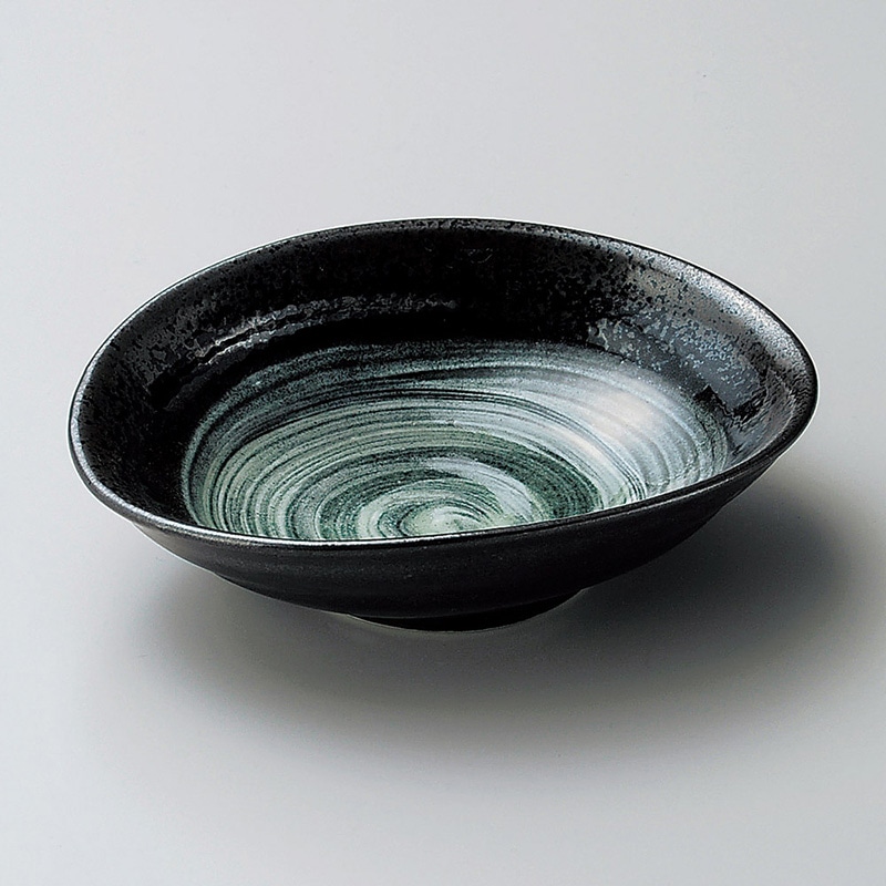 山万 07924-230 刷毛目たわみ小鉢  1個（ご注文単位1個）【直送品】