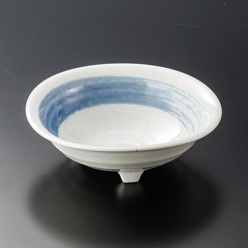 山万 08121-450 清瀬三ツ足大鉢  1個（ご注文単位1個）【直送品】