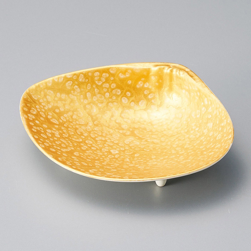 山万 08412-450 金溶彩貝型小付  1個（ご注文単位1個）【直送品】