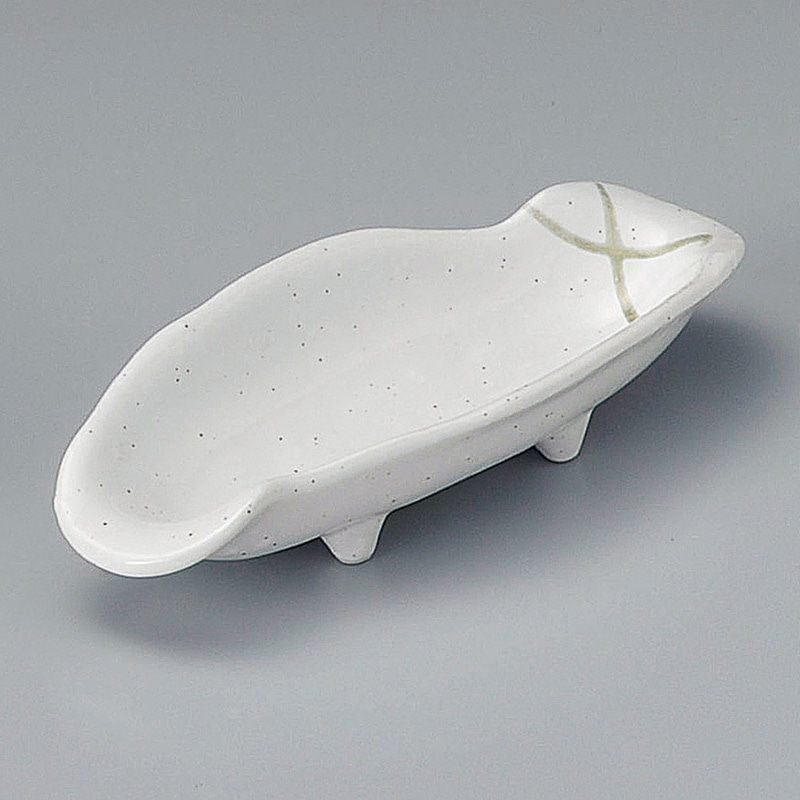 山万 08326-200 織部ライン舟型皿(小)  1個（ご注文単位1個）【直送品】