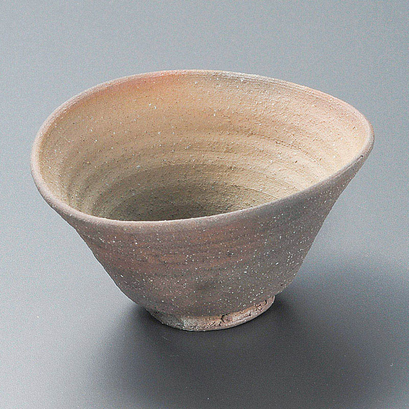 山万 08622-660 炭化5.0楕円鉢(信楽焼)  1個（ご注文単位1個）【直送品】