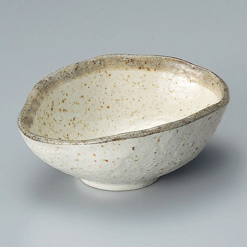 山万 08315-170 白唐津変型小鉢  1個（ご注文単位1個）【直送品】