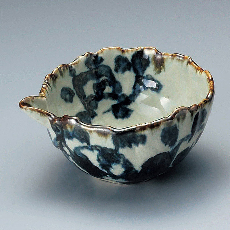 山万 08419-290 新たこ唐草ギザ片口小鉢  1個（ご注文単位1個）【直送品】