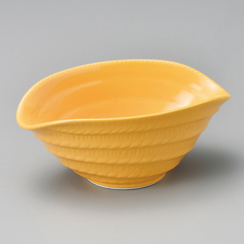 山万 08221-430 黄俵型小鉢  1個（ご注文単位1個）【直送品】