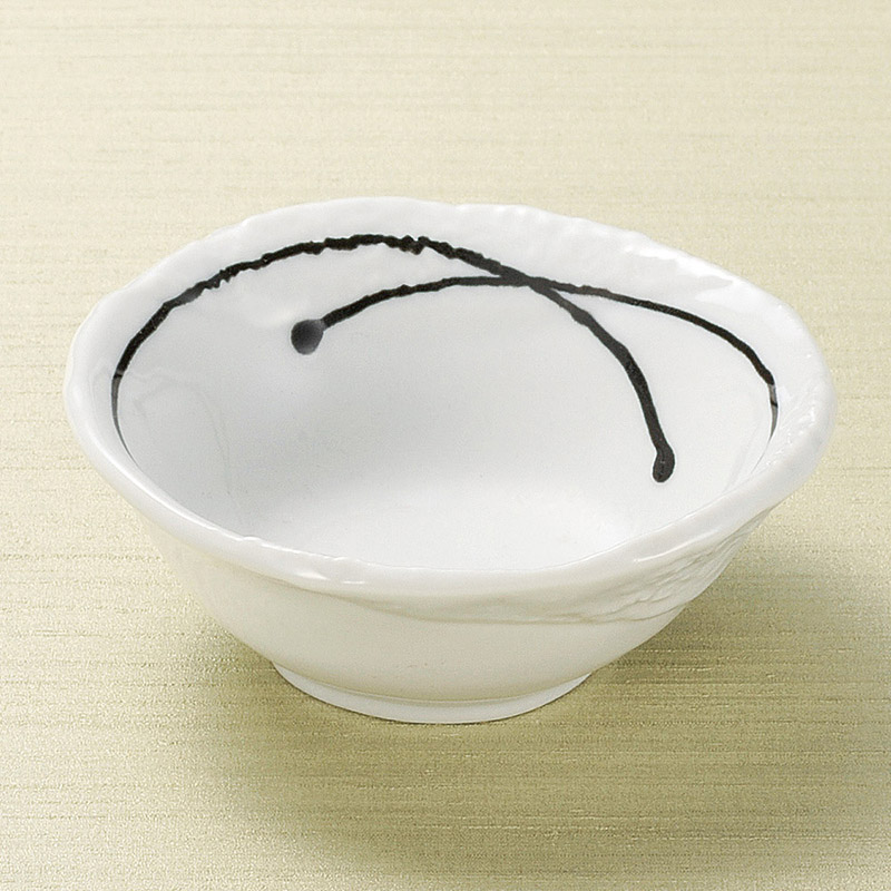 山万 09116-310 黒結び石目小鉢  1個（ご注文単位1個）【直送品】