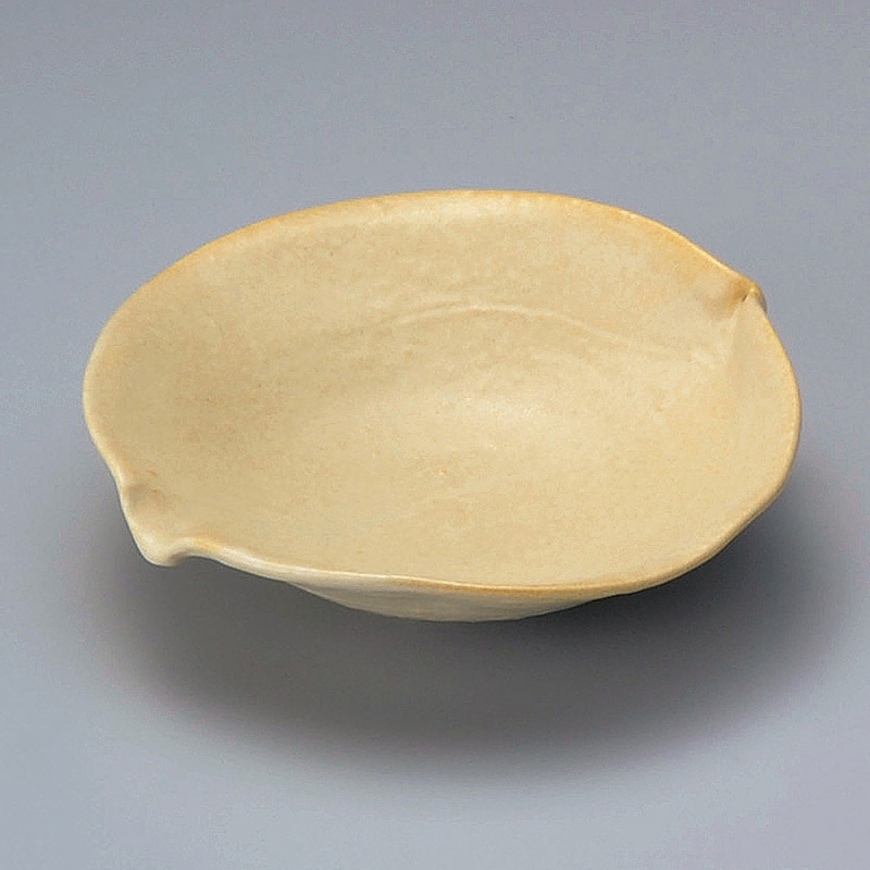 山万 08503-450 黄砂がんだち14cm浅鉢  1個（ご注文単位1個）【直送品】