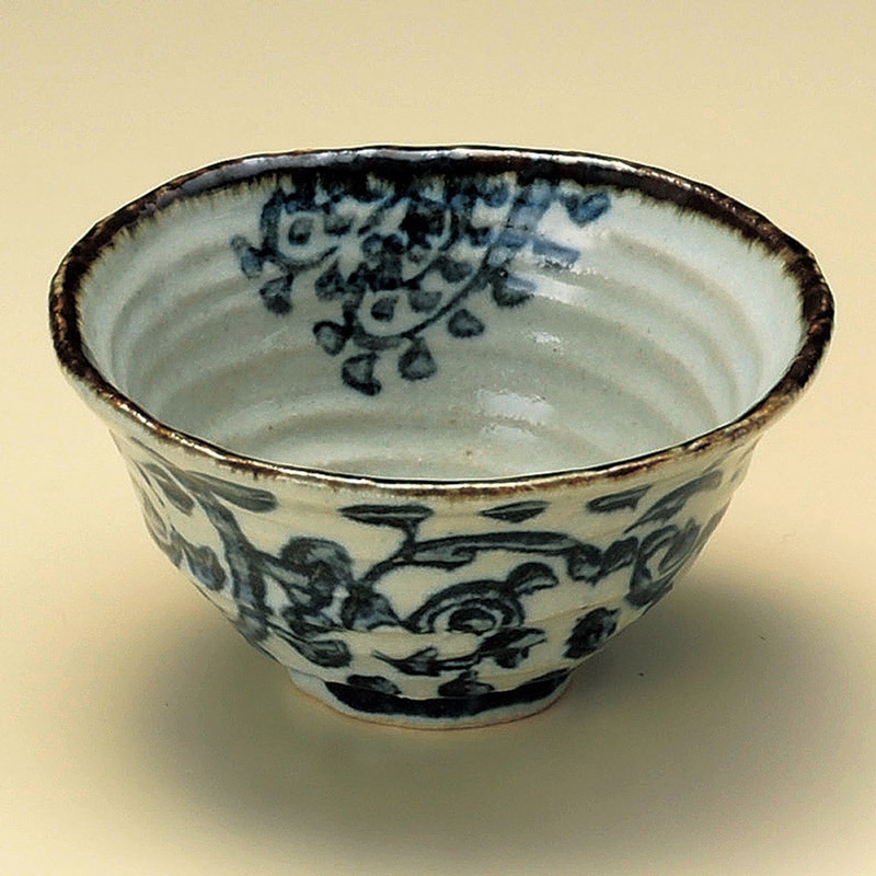 山万 09020-570 タコ唐草反小鉢 1個(ご注文単位1個)【直送品】