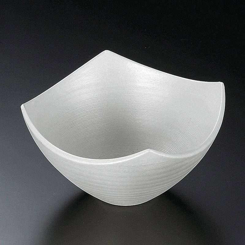 山万 09004-290 パール銀四方鉢 1個(ご注文単位1個)【直送品】