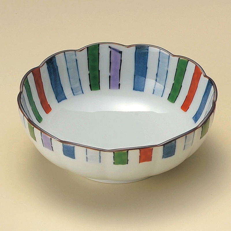 山万 09018-730 錦十草小鉢(有田焼) 1個(ご注文単位1個)【直送品】