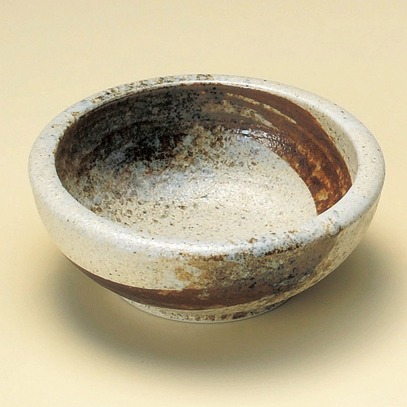 山万 09212-270 志野サビ刷毛括り手4.0鉢  1個（ご注文単位1個）【直送品】