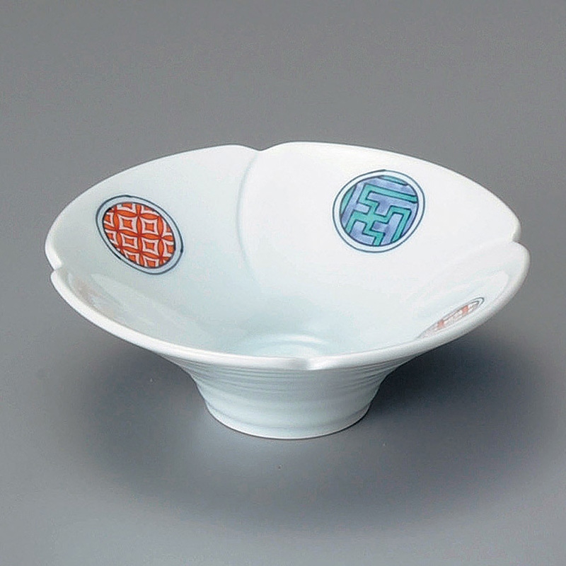 山万 09326-430 錦丸紋平小鉢  1個（ご注文単位1個）【直送品】