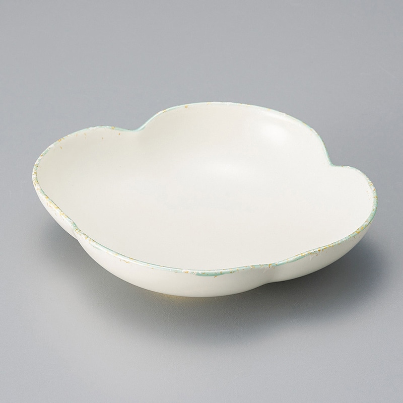 山万 09026-450 マット緑金彩木甲鉢  1個（ご注文単位1個）【直送品】