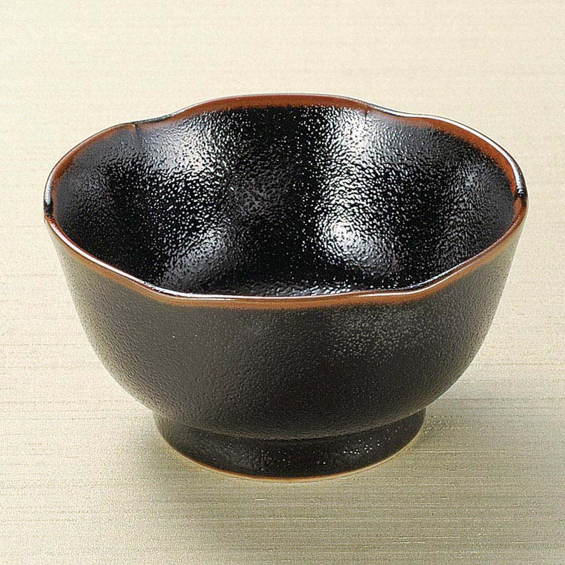 山万 09613-270 ゆず柑天目4.0小鉢 1個(ご注文単位1個)【直送品】