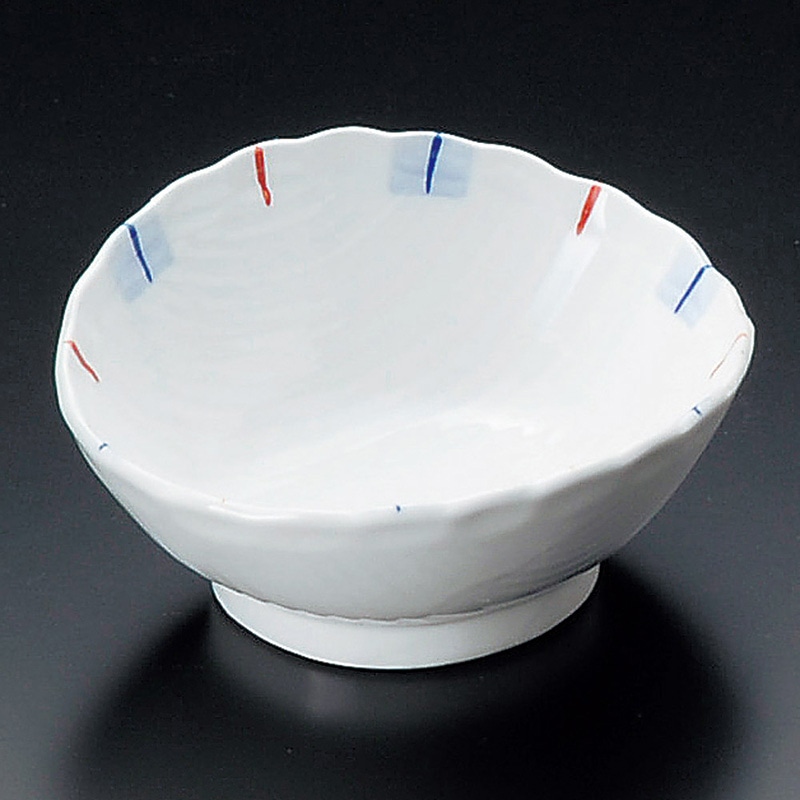 山万 09902-550 二色十草楕円小鉢 1個(ご注文単位1個)【直送品】