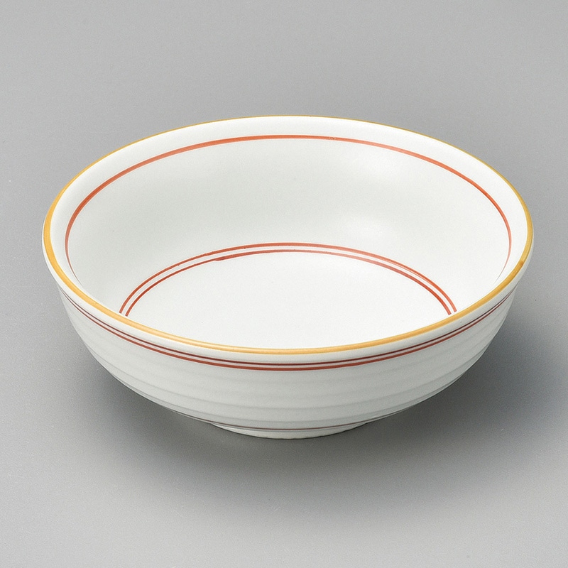 山万 09823-470 内外朱線取鉢 1個(ご注文単位1個)【直送品】