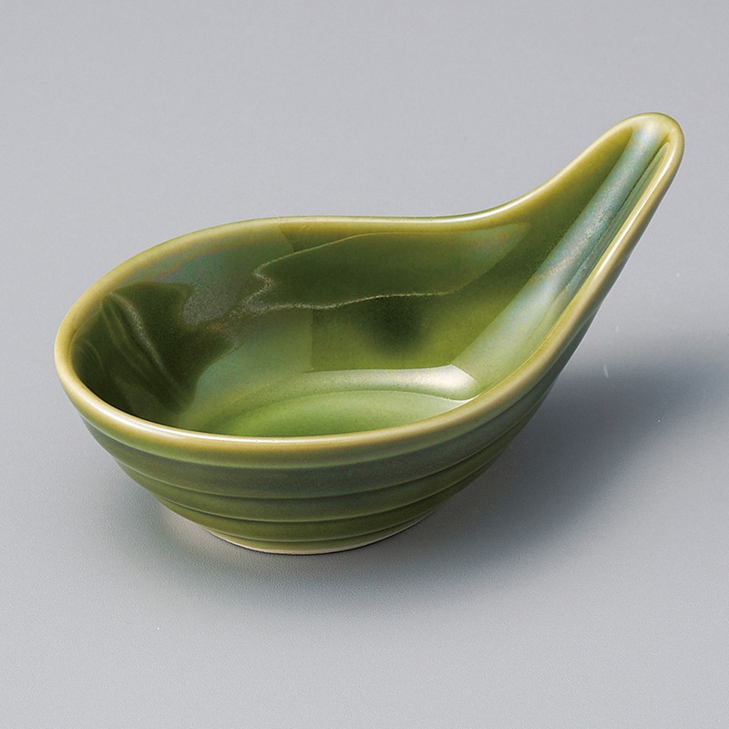 山万 09612-580 織部レンゲ小付 1個(ご注文単位1個)【直送品】