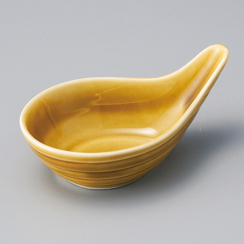 山万 09611-580 黄瀬戸レンゲ小付 1個(ご注文単位1個)【直送品】