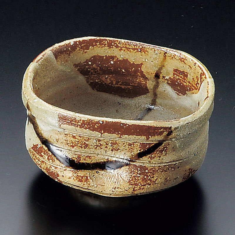 山万 09803-510 美濃伊賀沓型小鉢 1個(ご注文単位1個)【直送品】