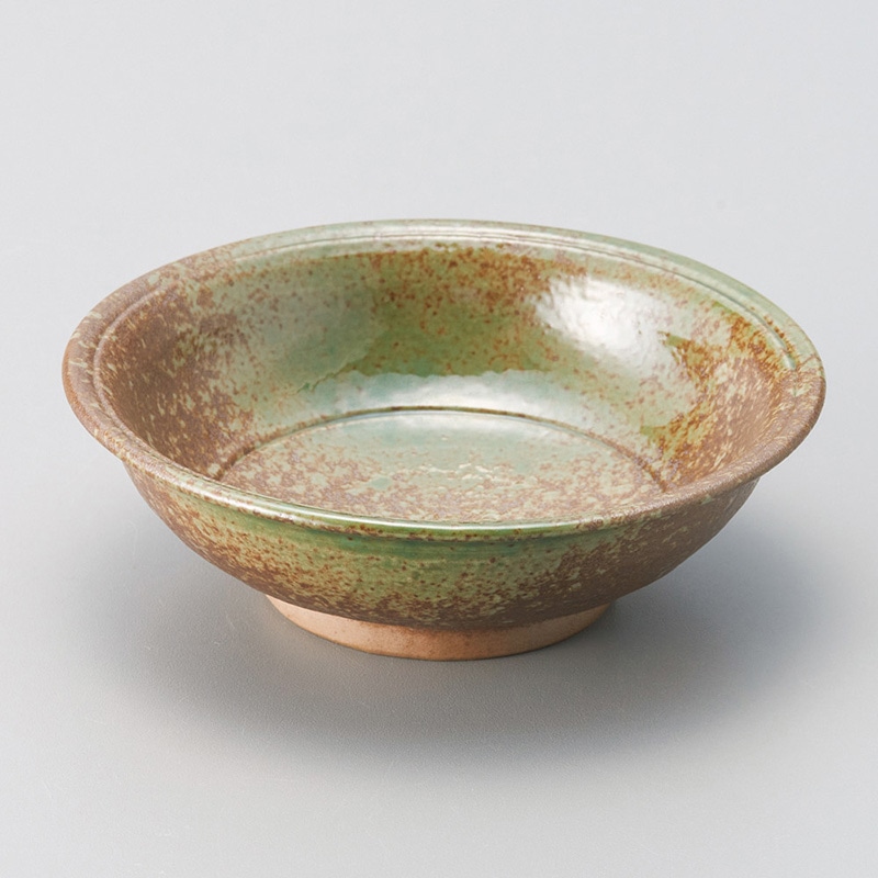 山万 10003-550 南変織部浅鉢 1個(ご注文単位1個)【直送品】