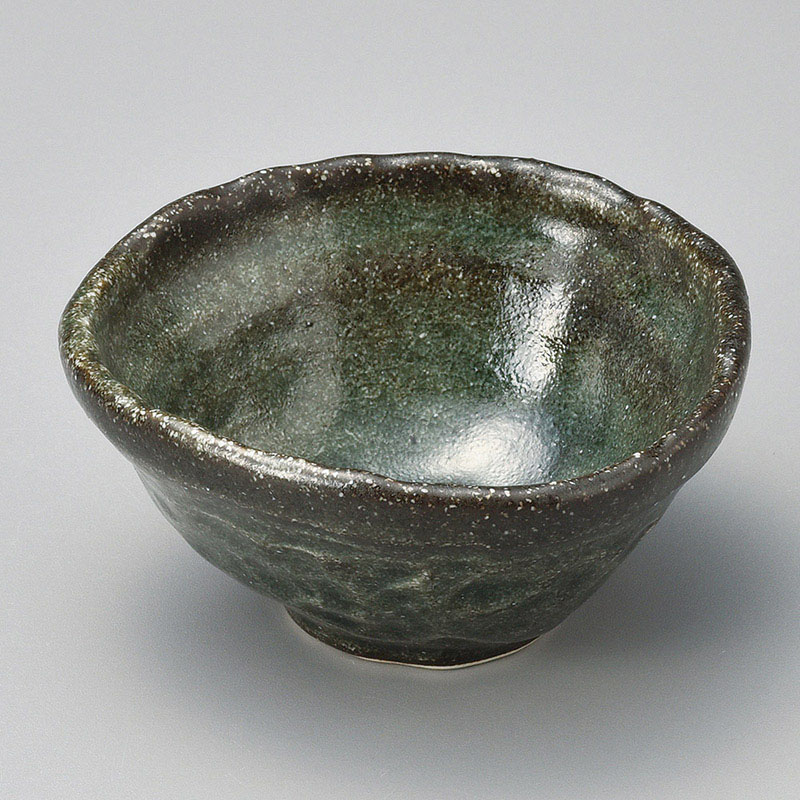 山万 10025-450 青唐津三角小鉢 1個(ご注文単位1個)【直送品】