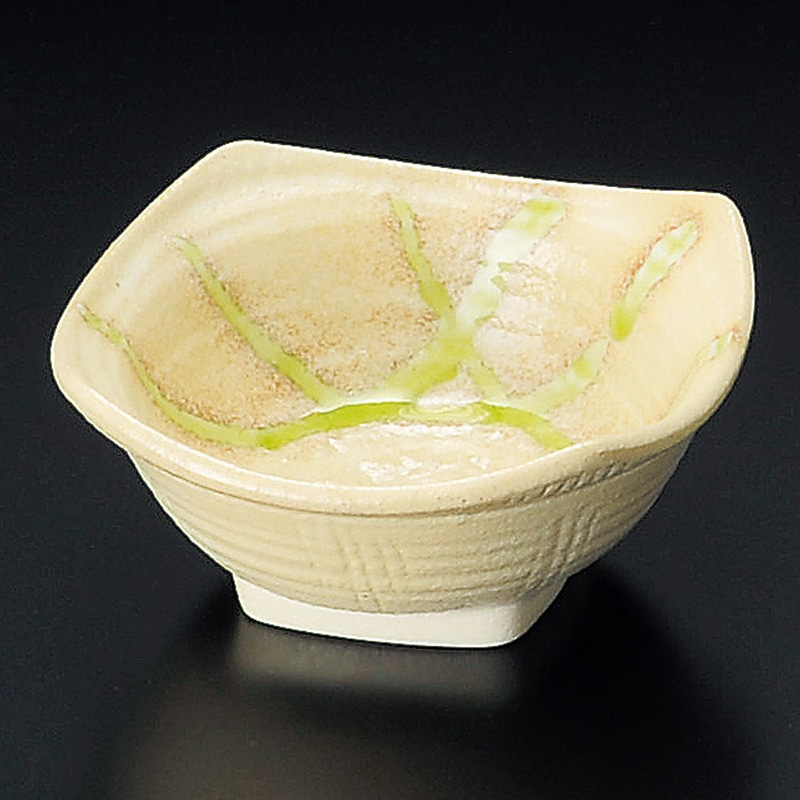 山万 10010-450 ビードロ流四方小鉢  1個（ご注文単位1個）【直送品】