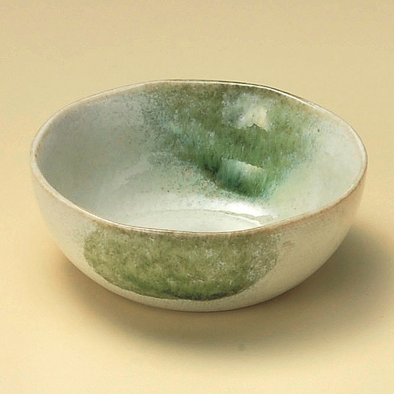 山万 10112-290 唐津風緑彩小鉢  1個（ご注文単位1個）【直送品】