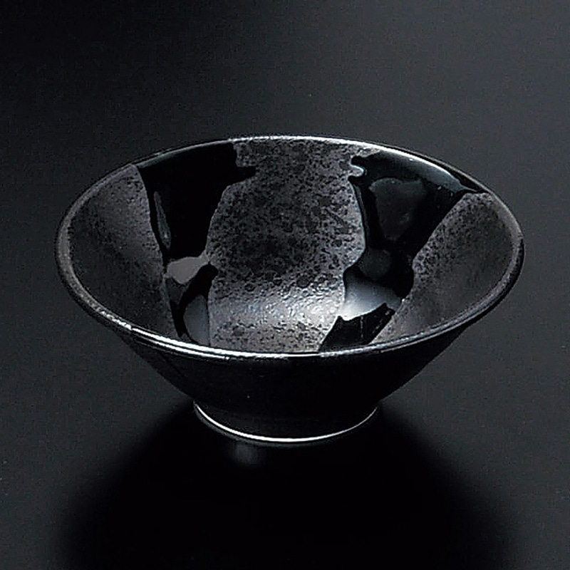 山万 09720-470 和二重黒流3.5鉢  1個（ご注文単位1個）【直送品】