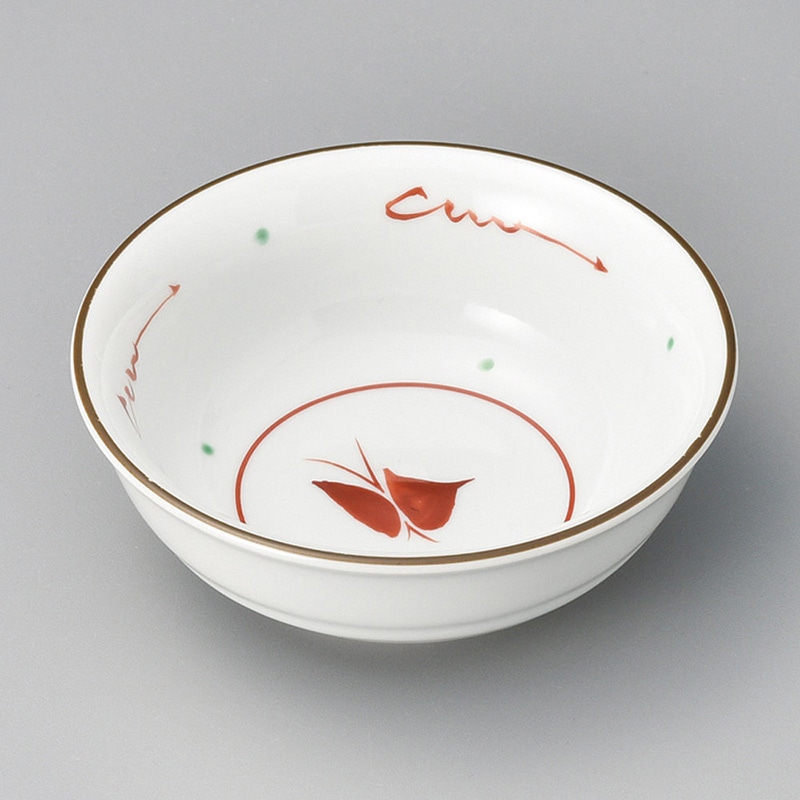 山万 10304-470 赤絵風月小鉢  1個（ご注文単位1個）【直送品】