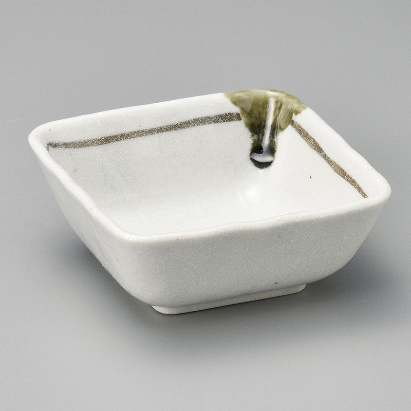 山万 10413-510 志野ライン36角小鉢  1個（ご注文単位1個）【直送品】