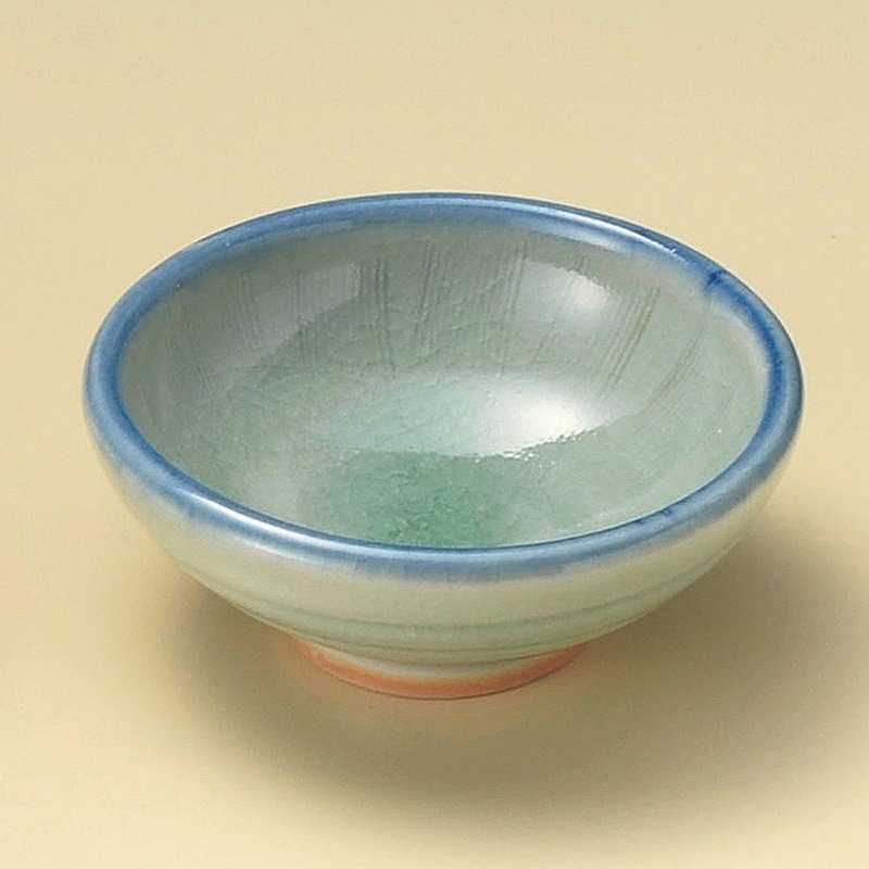 山万 10418-550 オフケ流し櫛目3.3小鉢  1個（ご注文単位1個）【直送品】