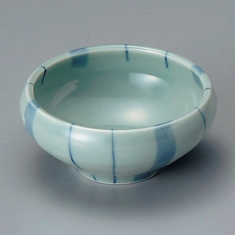 山万 10309-140 青十草くくり鉢 1個(ご注文単位1個)【直送品】