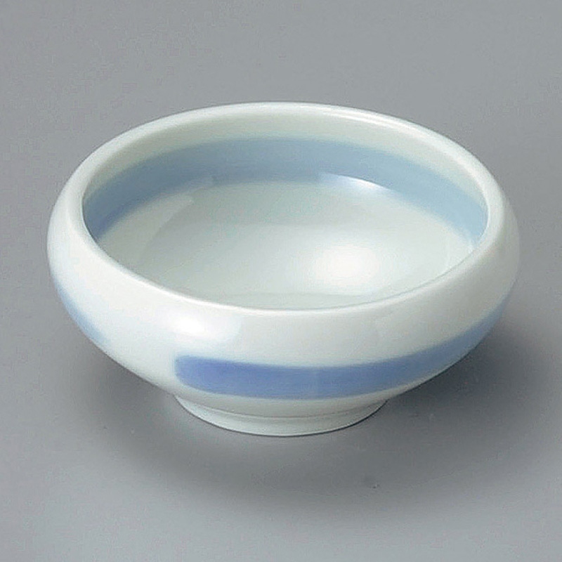 山万 10320-140 呉須刷毛目くくり鉢  1個（ご注文単位1個）【直送品】