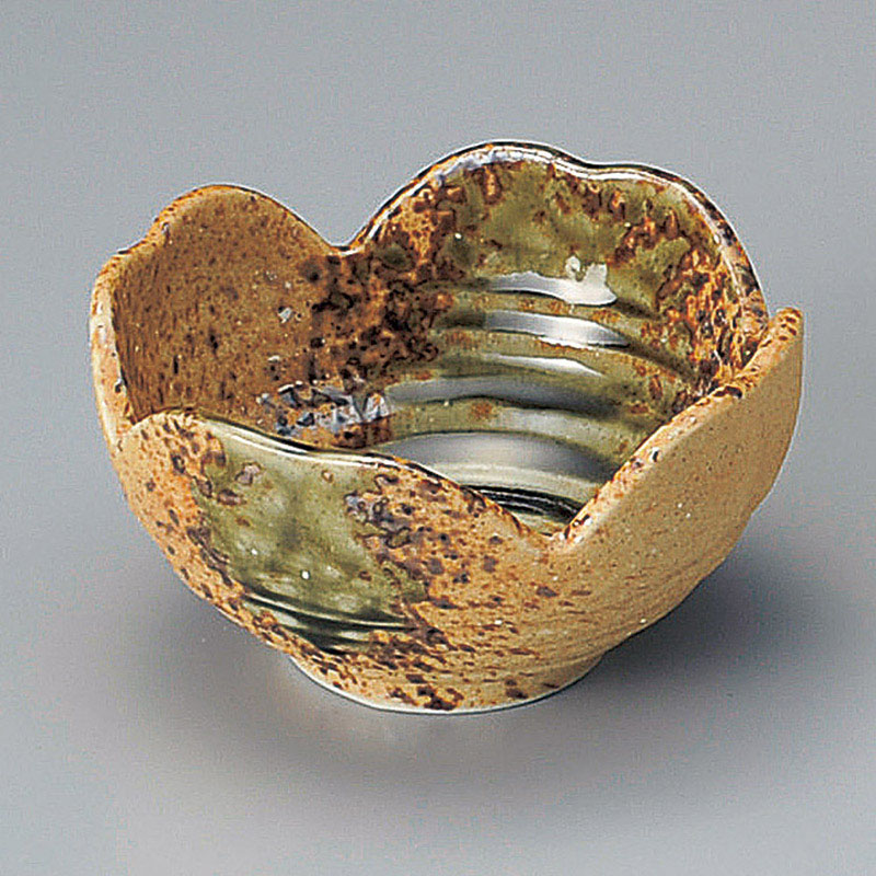 山万 10404-030 オリベ吹4ツ山小鉢(大)  1個（ご注文単位1個）【直送品】