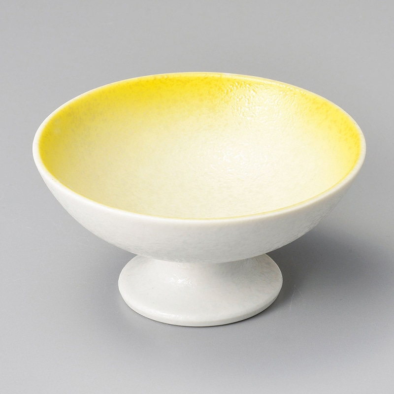 山万 10920-130 イエロー吹高台小鉢 1個(ご注文単位1個)【直送品】