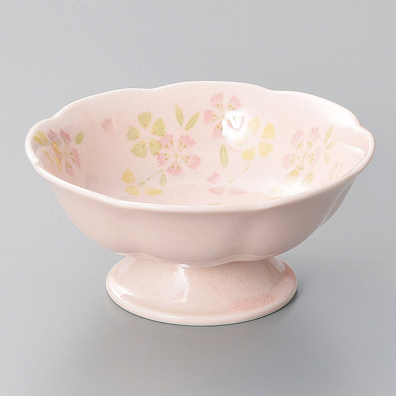 山万 10933-250 なでしこデザート高台小鉢 1個(ご注文単位1個)【直送品】