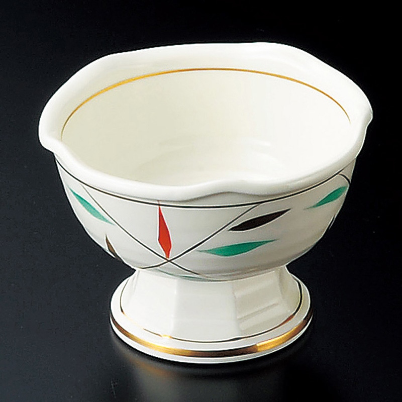 山万 12004-430 金彩あし高台小鉢小  1個（ご注文単位1個）【直送品】