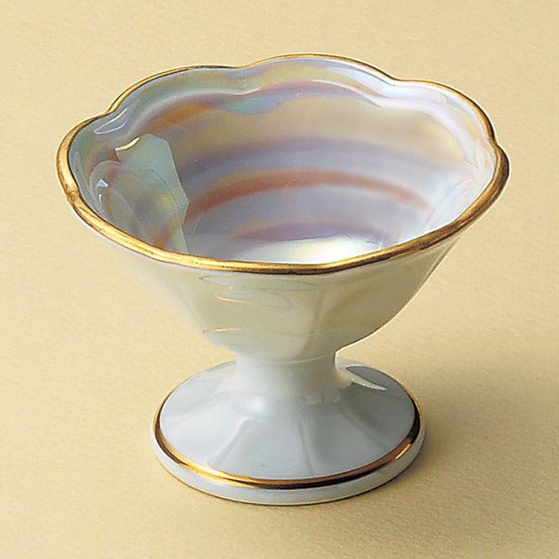 山万 10912-730 ラスター渦 高台中付(有田焼) 1個（ご注文単位1個）【直送品】