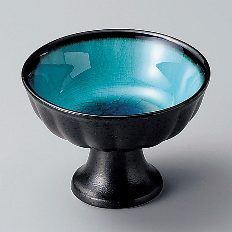 山万 10926-230 ぎやまん高台小鉢  1個（ご注文単位1個）【直送品】