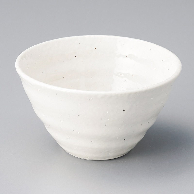 山万 11034-020 新粉引リップル碗大  1個（ご注文単位1個）【直送品】