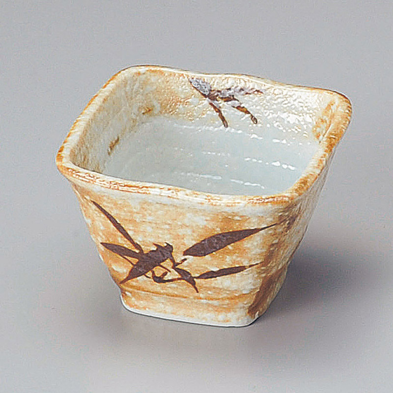 山万 11346-030 石焼ヒスイ角3.3小鉢  1個（ご注文単位1個）【直送品】