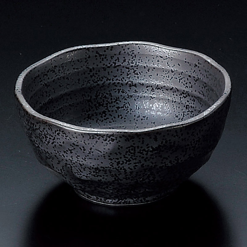 山万 11357-200 いぶし黒3.5小鉢  1個（ご注文単位1個）【直送品】