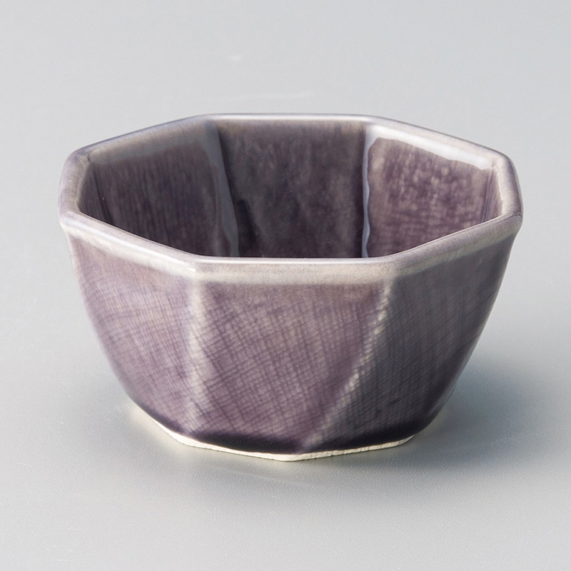山万 11311-550 アメジスト八角型小鉢(中)  1個（ご注文単位1個）【直送品】