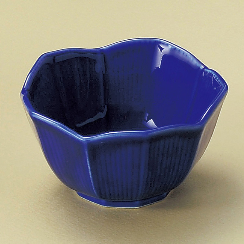 山万 11229-430 ルリ桔梗小鉢大  1個（ご注文単位1個）【直送品】